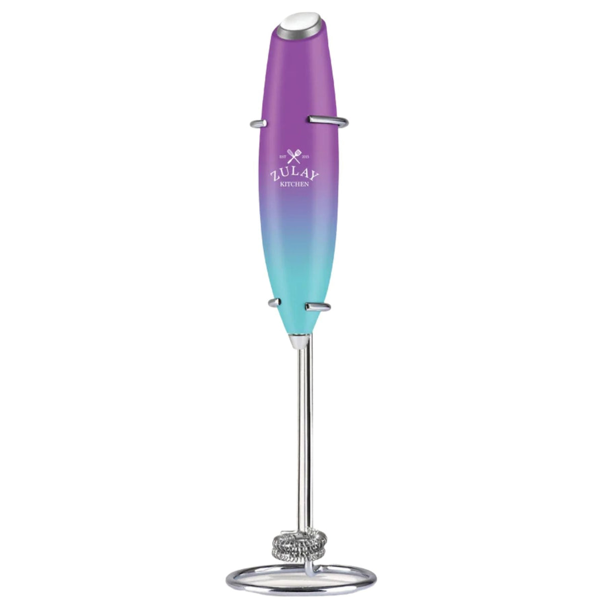 Double Whisk Milk Frother Handheld Mixer - Northern Lights by Zulay Kitchen