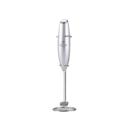 Milk Boss Milk Frother Battery-Operated-Silver by Zulay Kitchen