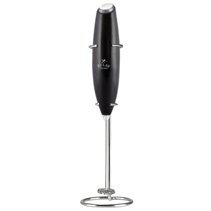 Milk Frother With Stand - Metallic Black by Zulay Kitchen