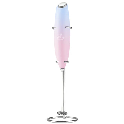 Milk Frother With Stand - Lavender Blush by Zulay Kitchen