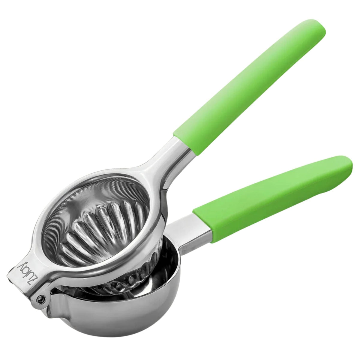 Stainless Steel Lemon Squeezer -Light Green Handle by Zulay Kitchen