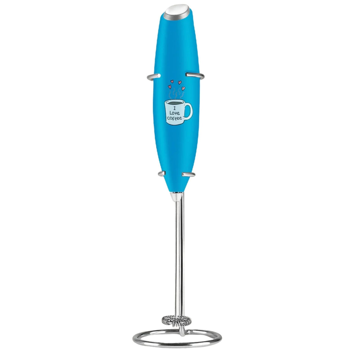 Zulay Kitchen Milk Frother With Stand	I Love Coffee by Zulay Kitchen