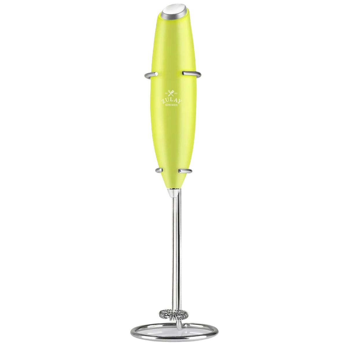 Zulay Kitchen Milk Frother With Stand-Lime Green by Zulay Kitchen
