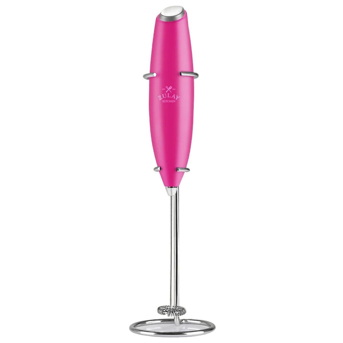 Zulay Kitchen Milk Frother With Stand-Dragon Fruit by Zulay Kitchen